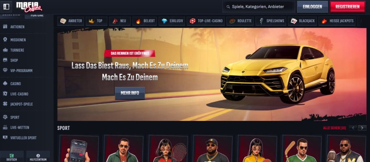 Mafia Casino: 12.000 Spiele & 6 Mio € Turnier-Preispool image 1